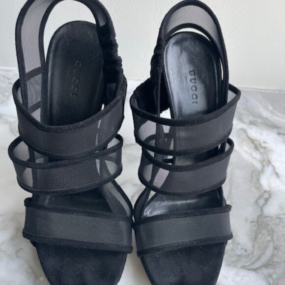 GUCCI - RUNWAY sandals NEW ! Sz 8.5 - Picture 4 of 9